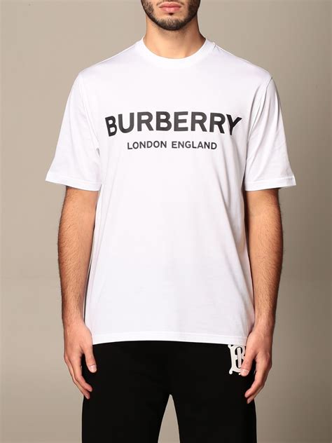 white tee burberry|Burberry tees for men.